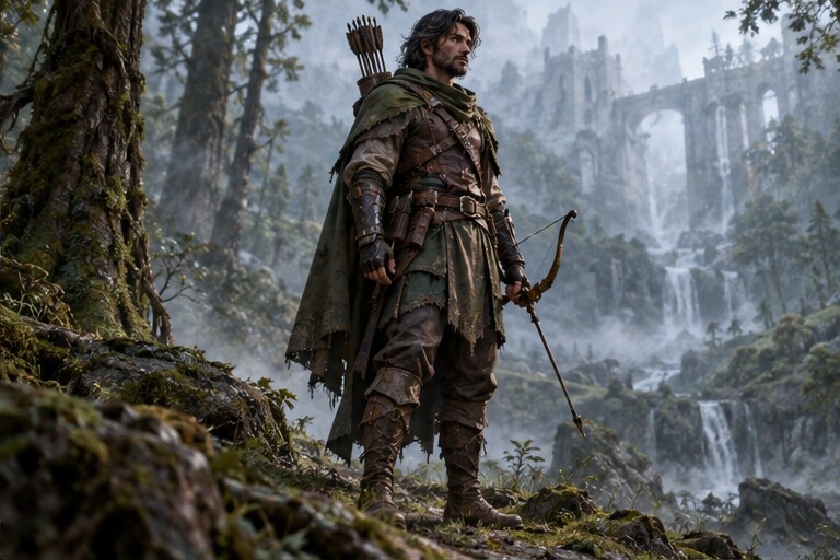 Misty forest ranger style reference
