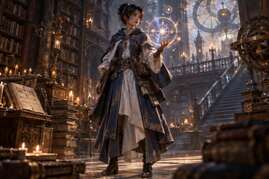 Arcane library mage base frame