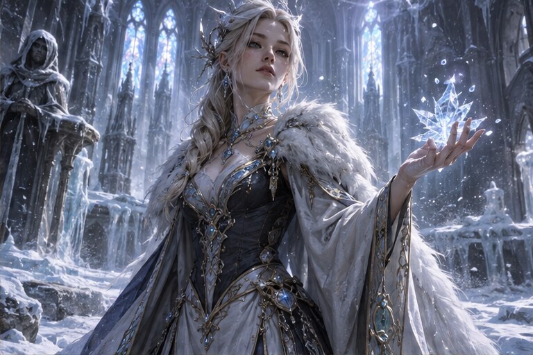Ice cathedral sorcerer style reference