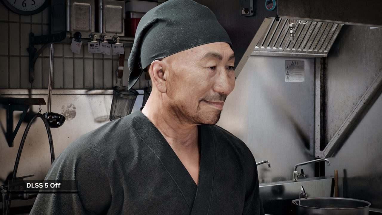 Ramen Chef DLSS 5 reference, DLSS OFF
