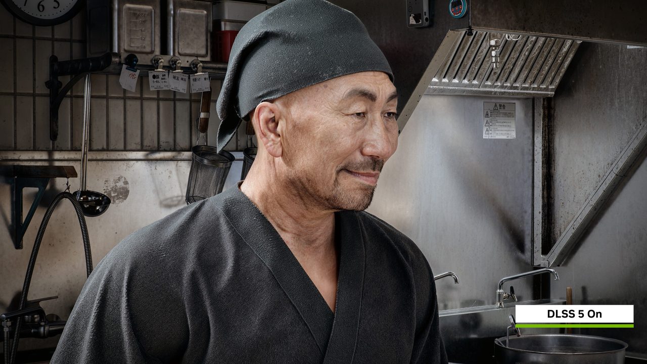 Ramen Chef DLSS 5 reference, DLSS ON